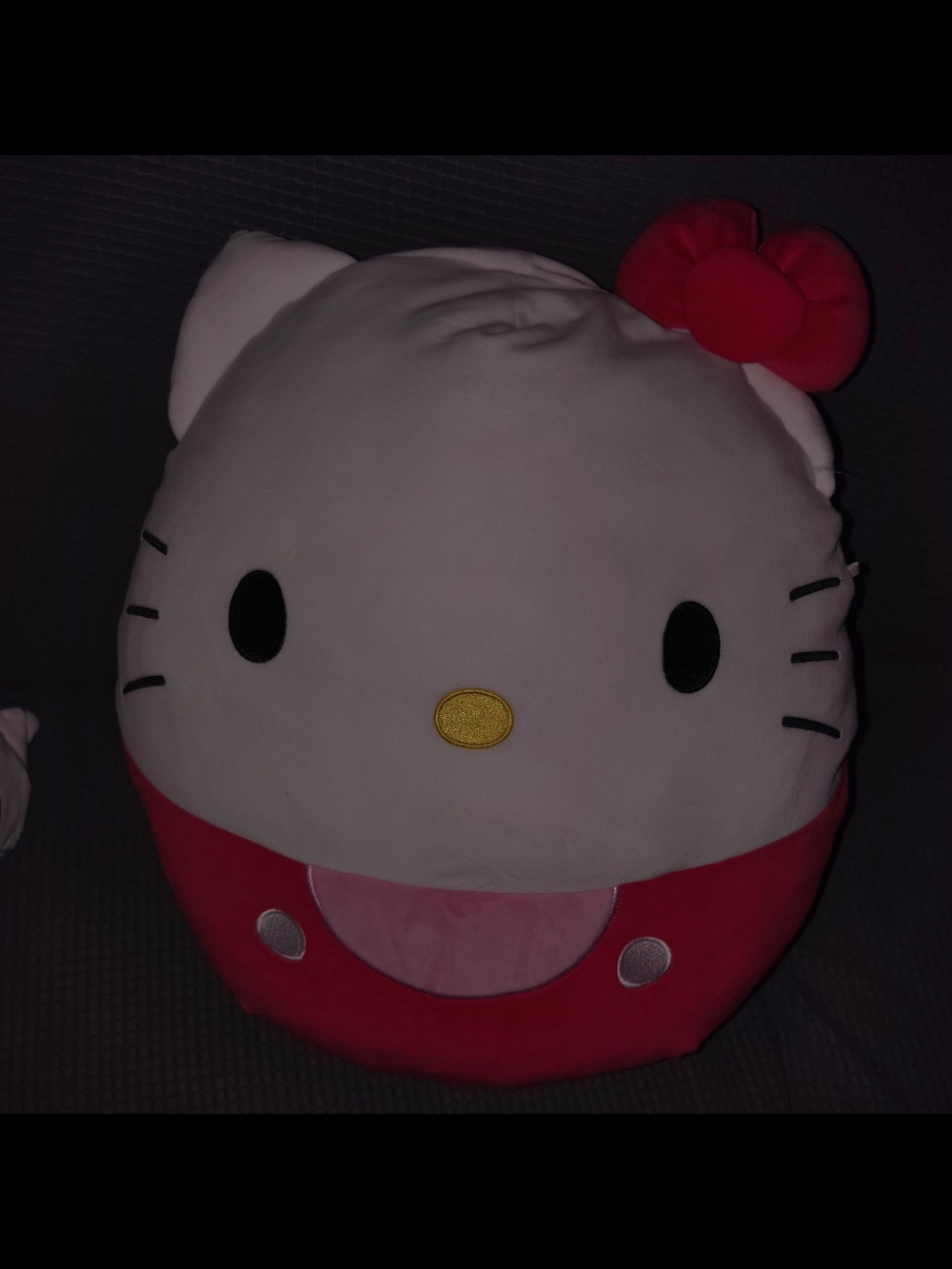 Hello Kitty Plush Bag in White and Pink with Red Bow